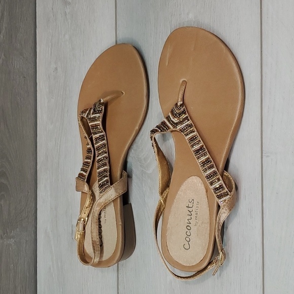 Coconuts By Matisse Marisa Women Ankle Heels Sandals Thin shoes sz 10 - Picture 3 of 12